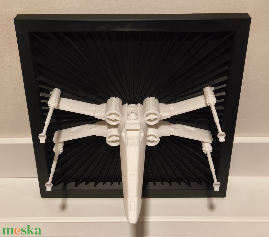 Star Wars X-Wing űrhajó falikép  - otthon & életmód - dekoráció - kép & falikép - 3d képek - Meska.hu