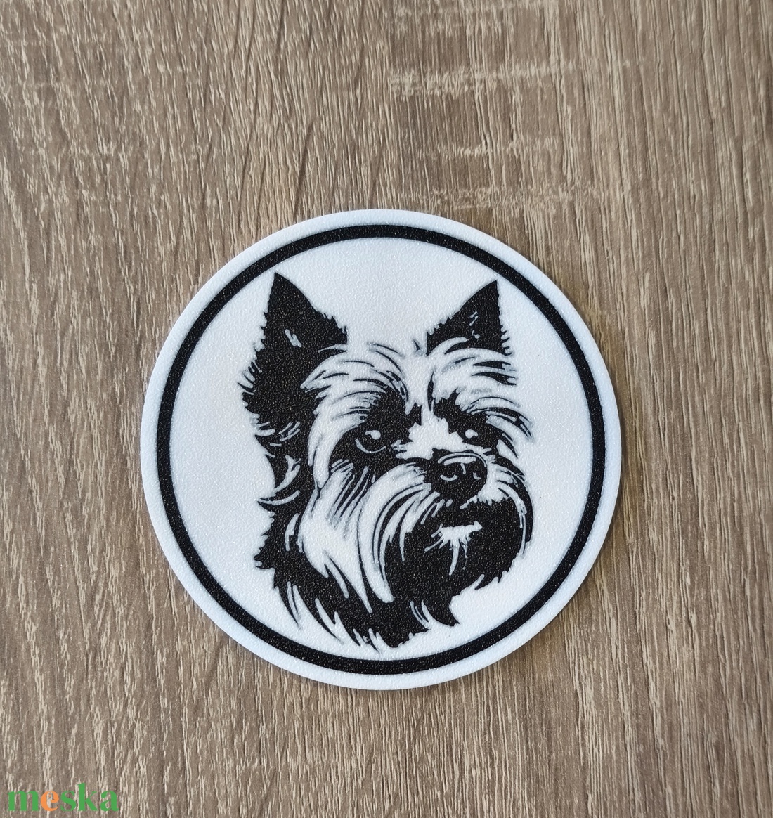 Yorkshire terrier poháralátét - otthon & életmód - konyhafelszerelés, tálalás - tálalás - tányér- és poháralátét - Meska.hu