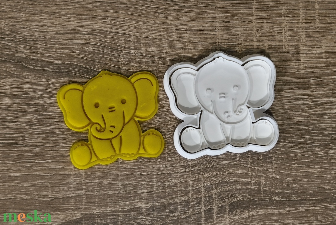 Elefánt sütikiszúró - otthon & életmód - konyhafelszerelés, tálalás - sütés, főzés - sütikiszúró - Meska.hu