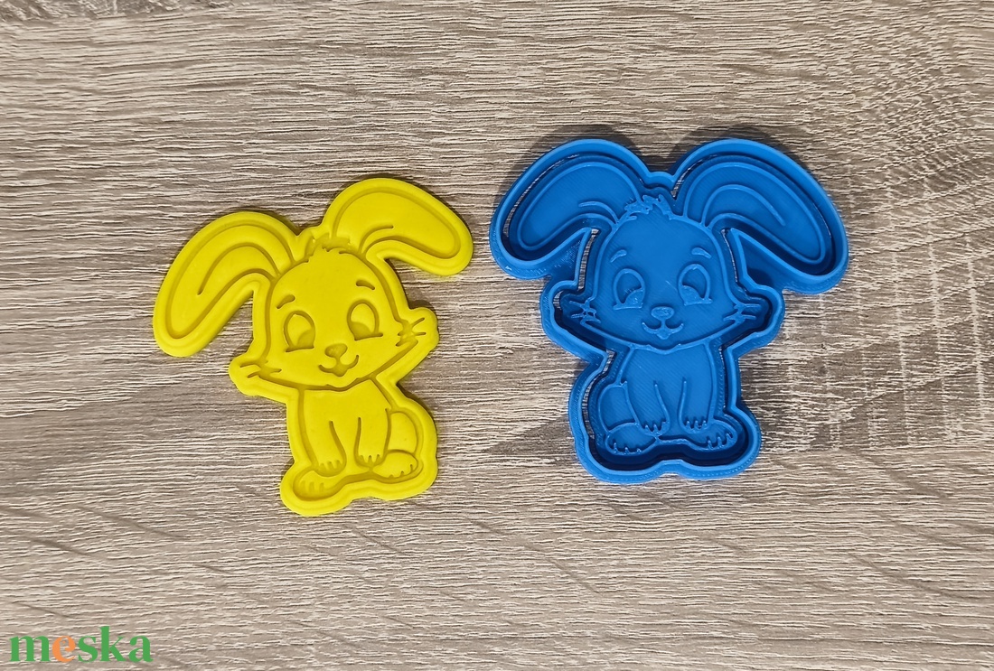 Nyuszi  sütikiszúró - ünnepi díszek, dekorációk - húsvéti díszek és dekorációk - húsvéti sütikiszúró - Meska.hu