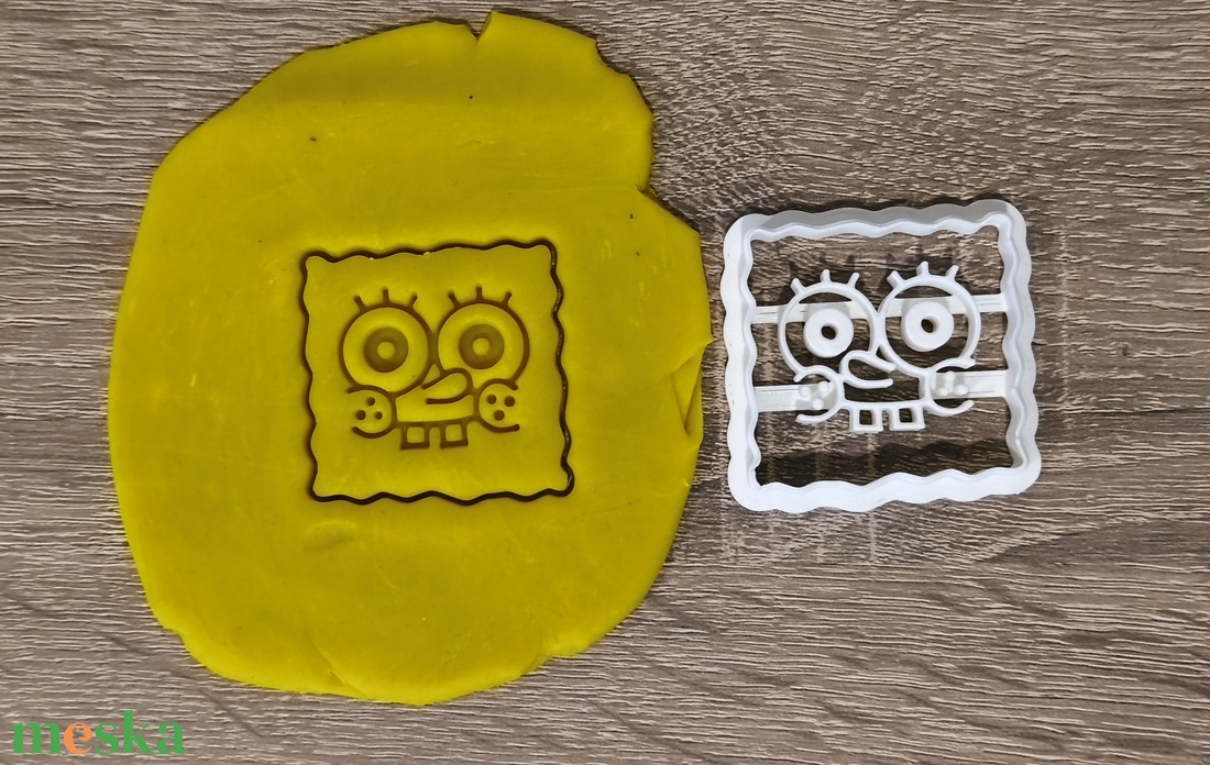 Spongyabob sütikiszúró  - otthon & életmód - konyhafelszerelés, tálalás - sütés, főzés - sütikiszúró - Meska.hu
