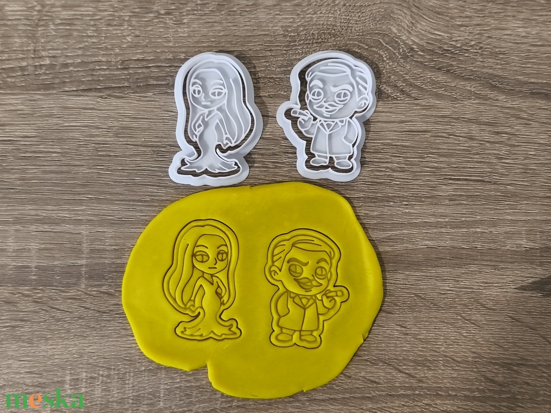 Wednesday sütikiszúró szett (6db) - otthon & életmód - konyhafelszerelés, tálalás - sütés, főzés - sütikiszúró - Meska.hu