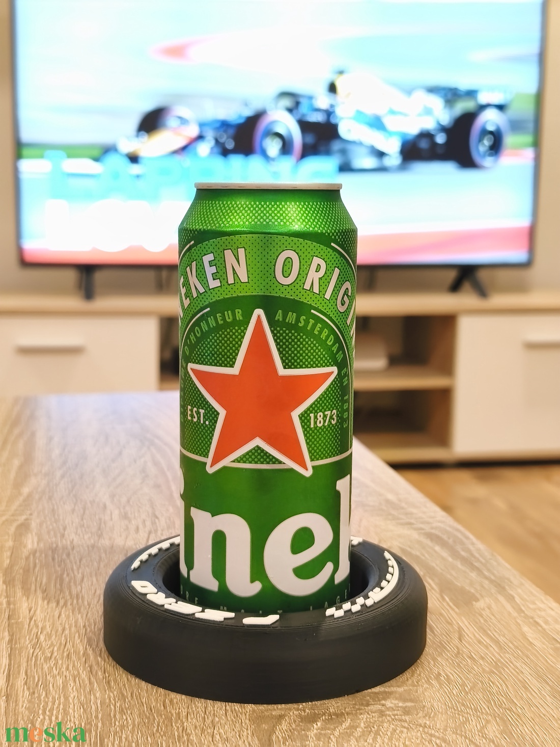 F1 gumiabroncs sörtartó - otthon & életmód - konyhafelszerelés, tálalás - tálalás - tányér- és poháralátét - Meska.hu