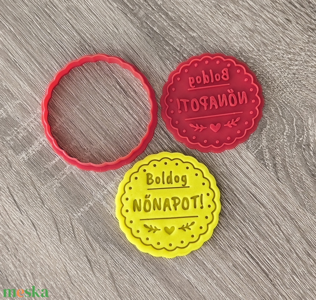 Boldog nőnapot sütikiszúró - otthon & életmód - konyhafelszerelés, tálalás - sütés, főzés - sütikiszúró - Meska.hu