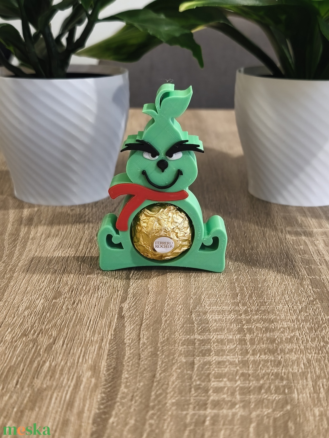 Grincs Ferrero Rocher tartó - karácsony - karácsonyi lakásdekoráció - karácsonyi manók, figurák - Meska.hu