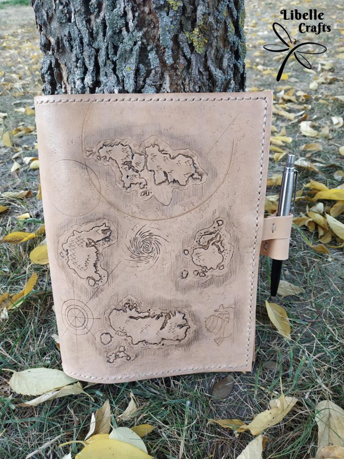 Azeroth térképes noteszborító - otthon & életmód - papír, írószer - könyv- és füzetborító - Meska.hu