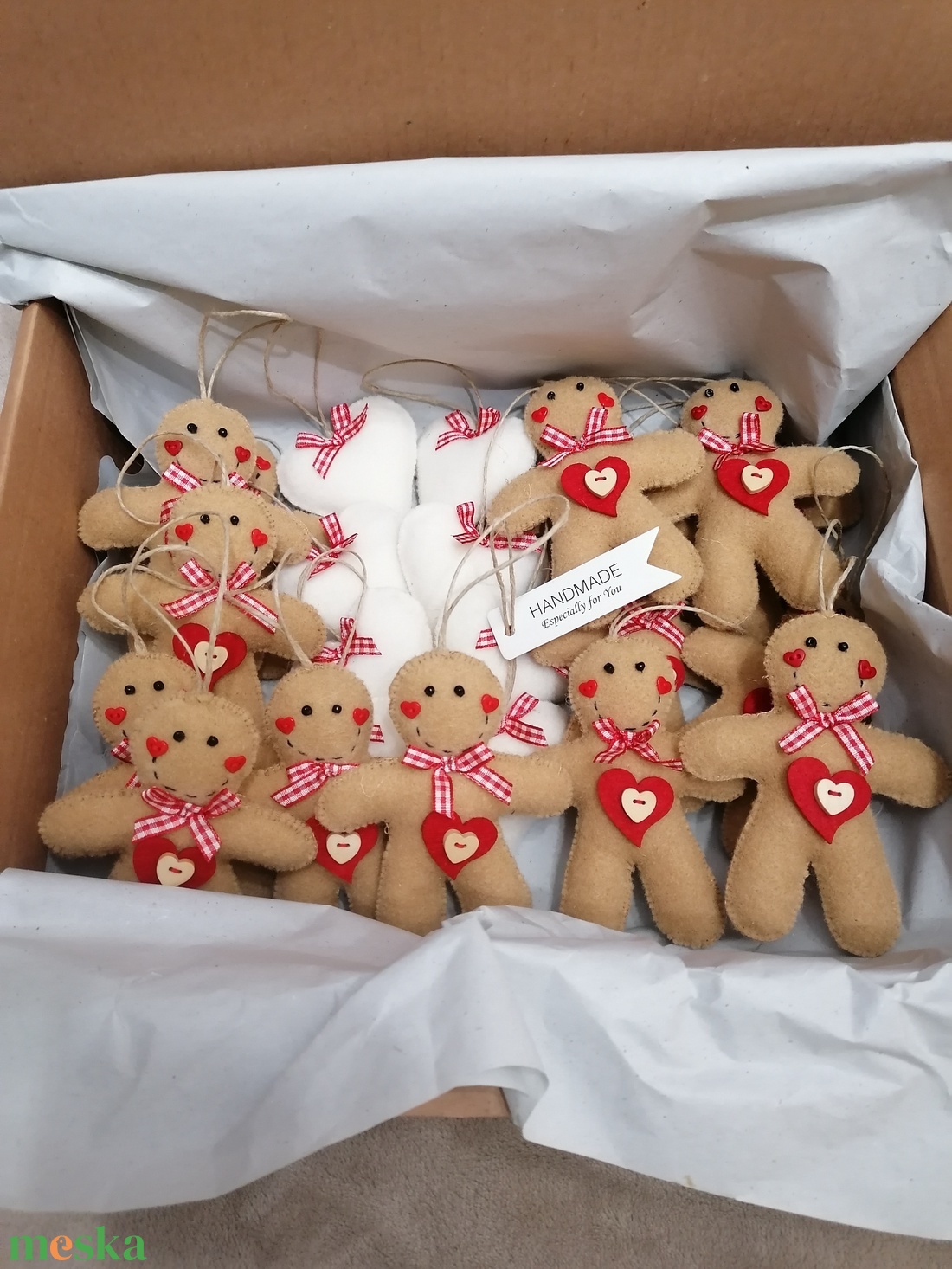 Mézik  - karácsony - karácsonyi lakásdekoráció - karácsonyfadíszek - Meska.hu