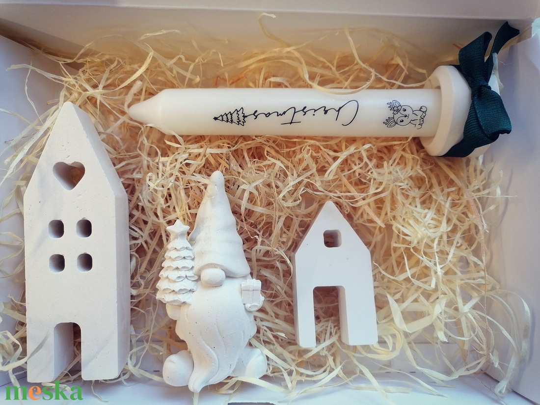 Manós karácsonyi dísz  - karácsony - karácsonyi lakásdekoráció - karácsonyi lakásdíszek - Meska.hu