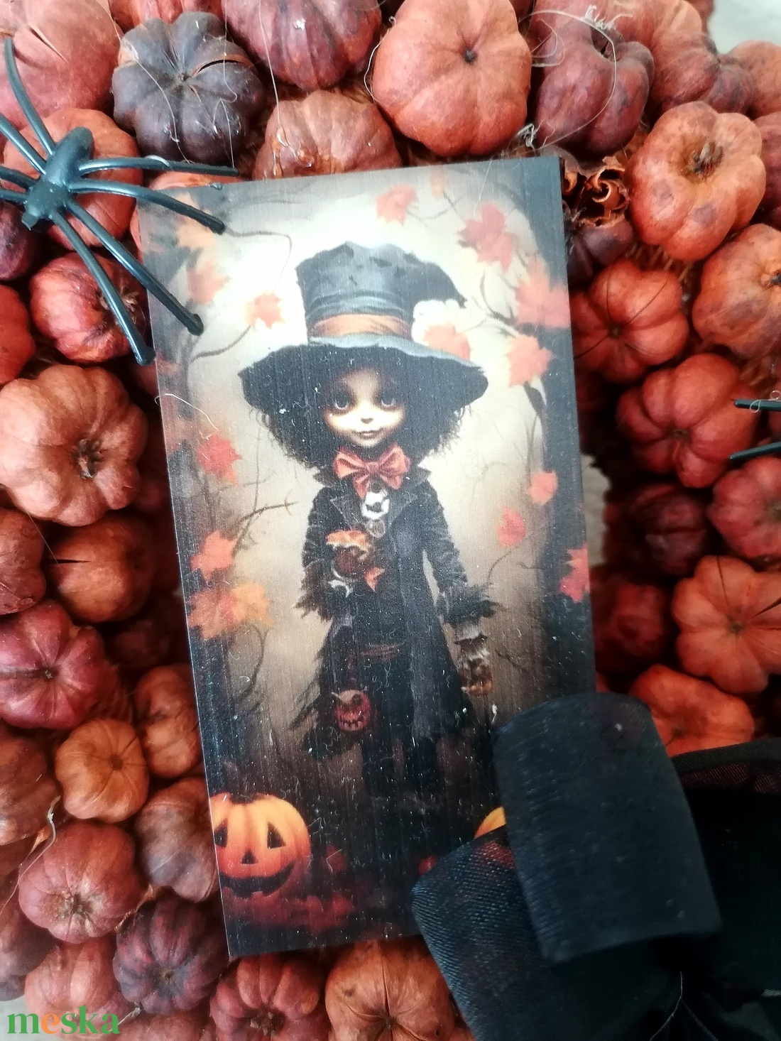 Halloween-i kopogtató  - otthon & életmód - dekoráció - ajtó- és ablak dekoráció - ajtódísz & kopogtató - Meska.hu