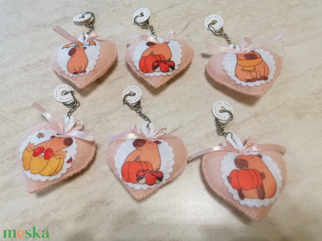 Capibara kulcstartó  - táska & tok - kulcstartó & táskadísz - kulcstartó - Meska.hu