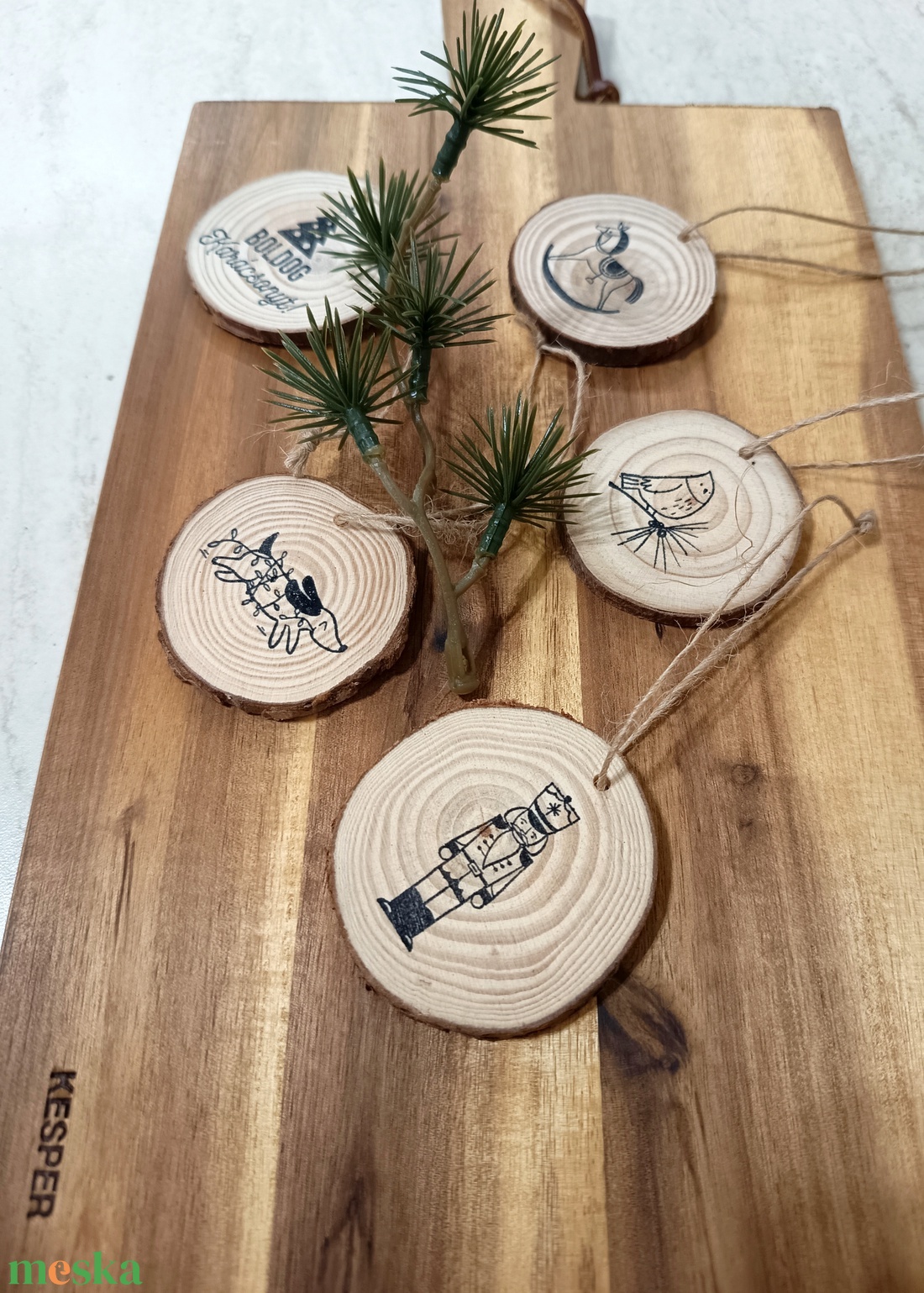 Karácsonyi függő díszek  - karácsony - karácsonyi lakásdekoráció - karácsonyfadíszek - Meska.hu