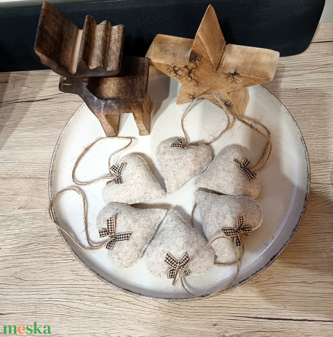 Filc függő dísz  - karácsony - karácsonyi lakásdekoráció - karácsonyfadíszek - Meska.hu