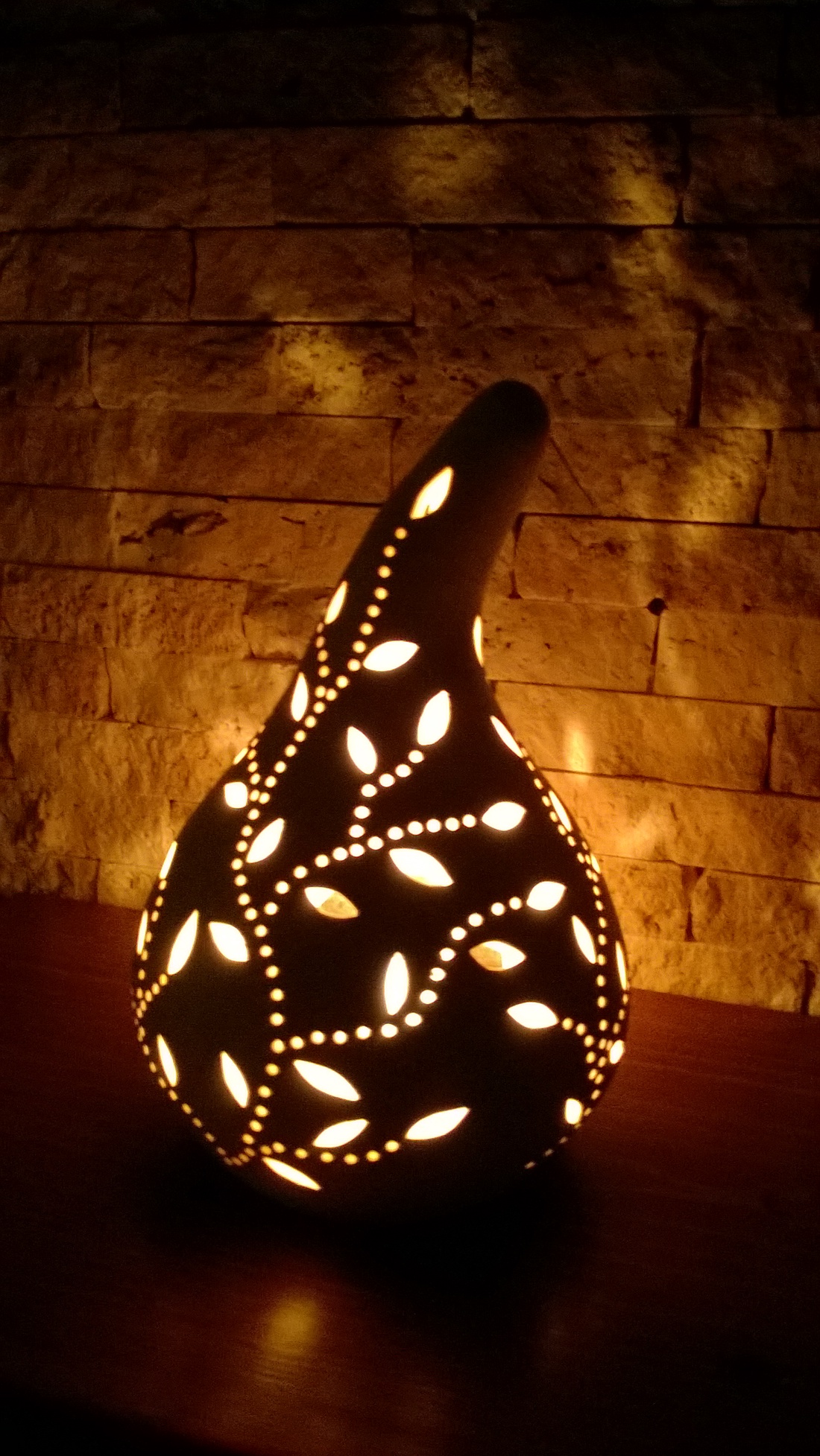 ,Apró Leveles Lopótök Formájú Kerámia Mécses tartó -  - Meska.hu