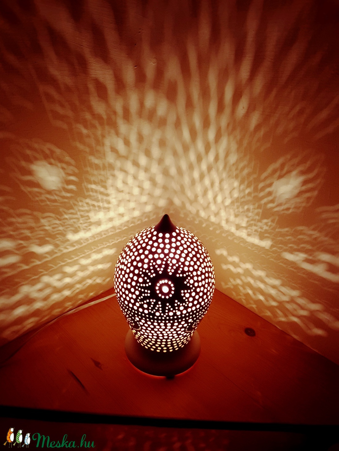 ,Keleti Varázslat Kerámia Éjjeli Lámpa Hangulat Fény -  - Meska.hu