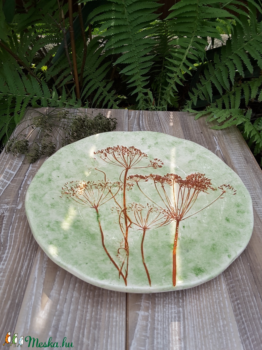 Nagy Kerek Kapros Suti Kínáló Kerámiából -  - Meska.hu