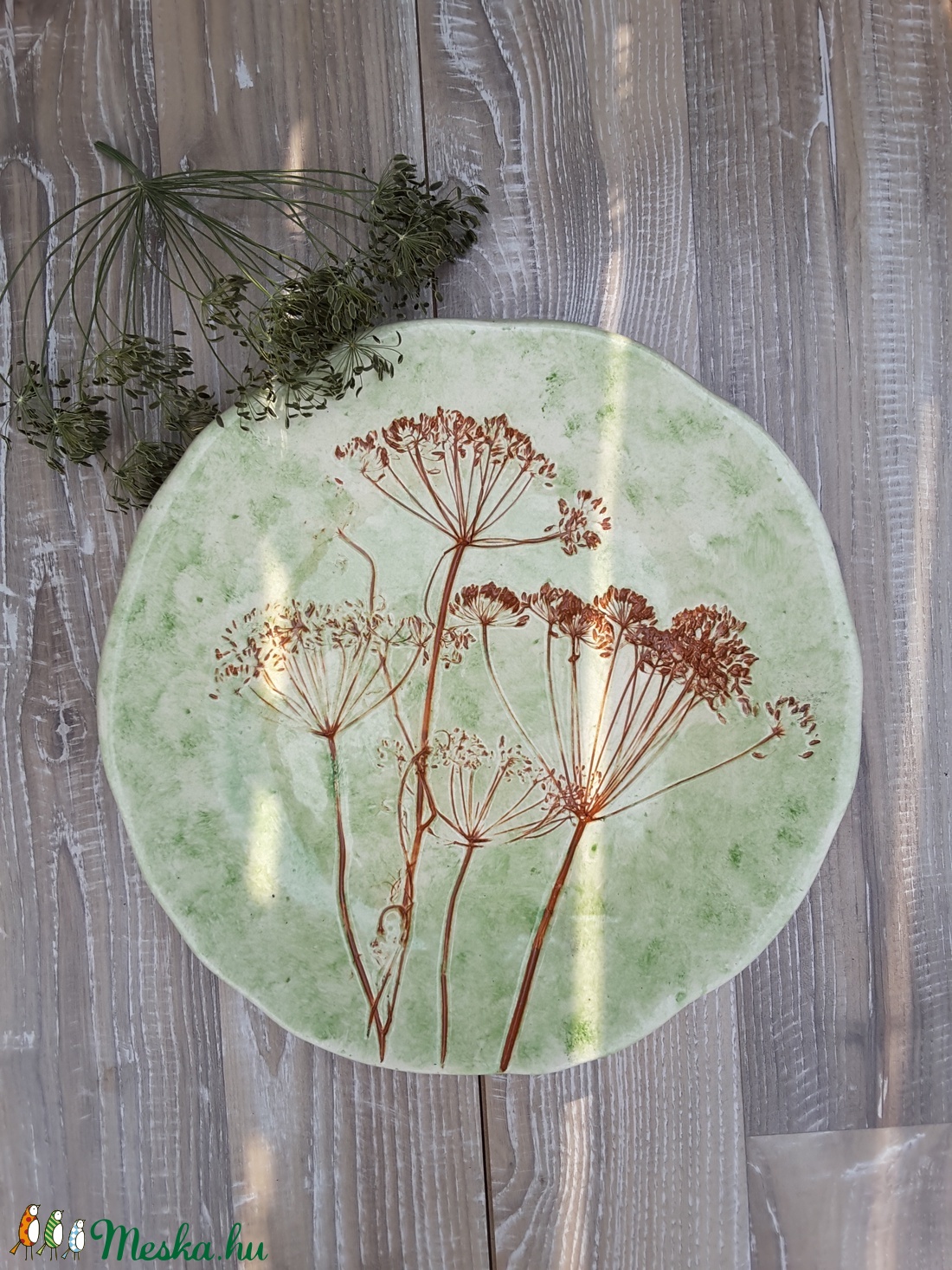 Nagy Kerek Kapros Suti Kínáló Kerámiából -  - Meska.hu