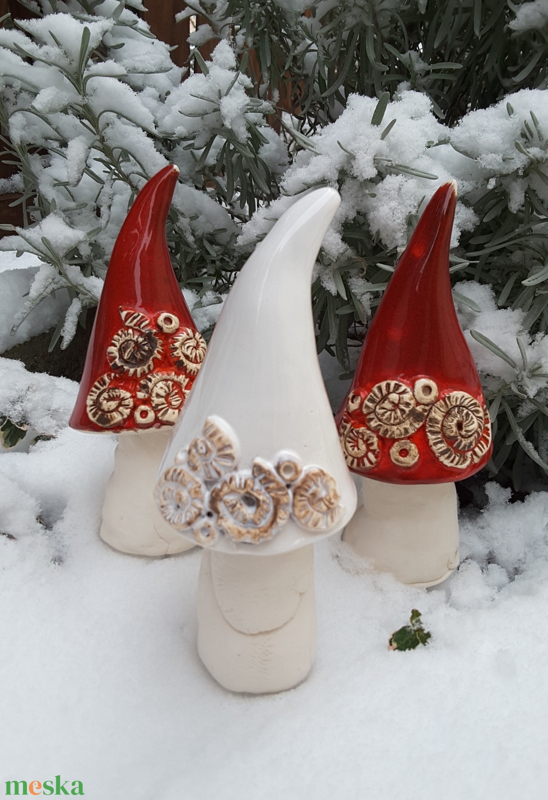 ,Díszkerti  GombákKerámia Kerti,Lakás Dísz -  - Meska.hu
