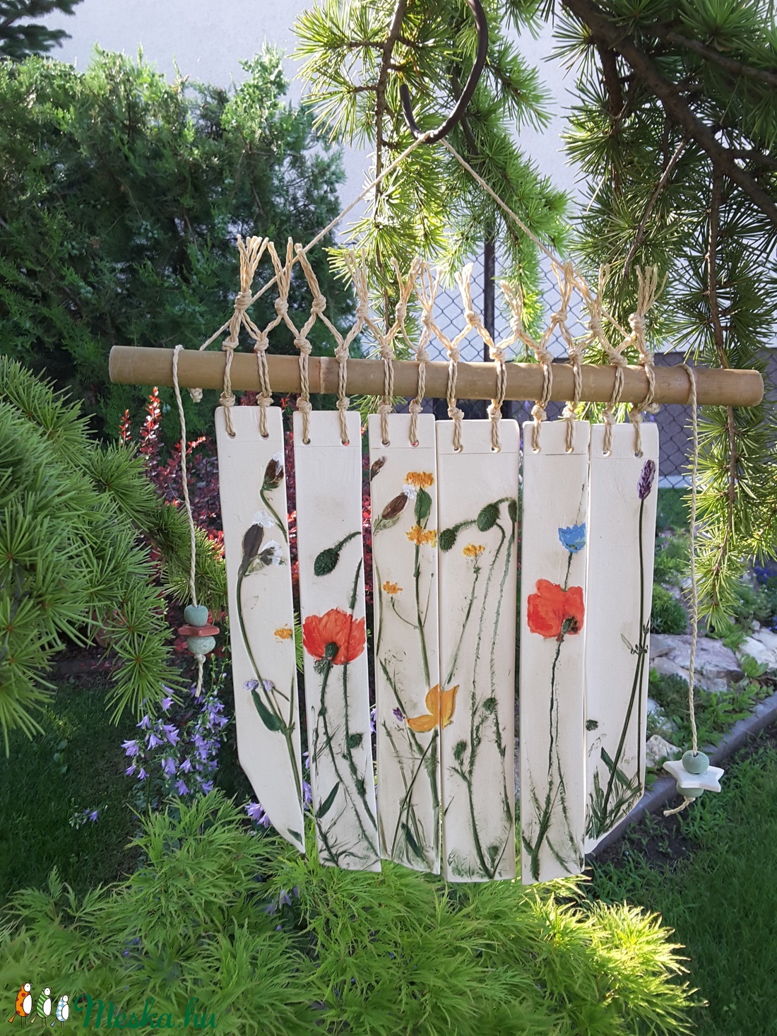 ,Mezők ZenéjeKerámia Szélcsengő  -  - Meska.hu