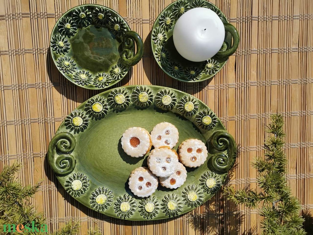 ,Vintage 2db  Kerámia mécsestartó - otthon & életmód - gyertya, illat, aroma - gyertyatartó - Meska.hu