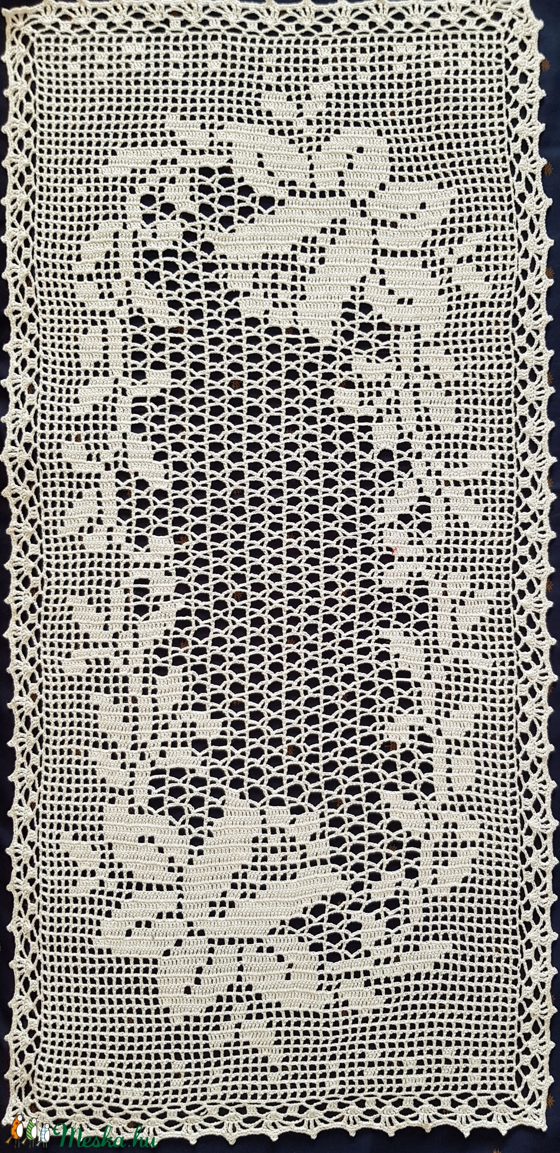 horgolt terítő, csipke 76 cm futó - otthon & életmód - dekoráció - Meska.hu horgolt terítő, csipke 76 cm futó - otthon & életmód - dekoráció - Meska.hu