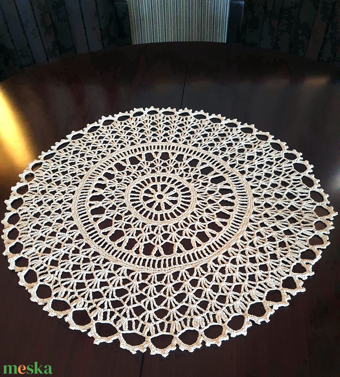 57 cm-es kerek horgolt terítő (mandala) - otthon & életmód - dekoráció - asztal és polc dekoráció - horgolt & csipketerítő - Meska.hu 57 cm-es kerek horgolt terítő (mandala) - otthon & életmód - dekoráció - asztal és polc dekoráció - horgolt & csipketerítő - Meska.hu