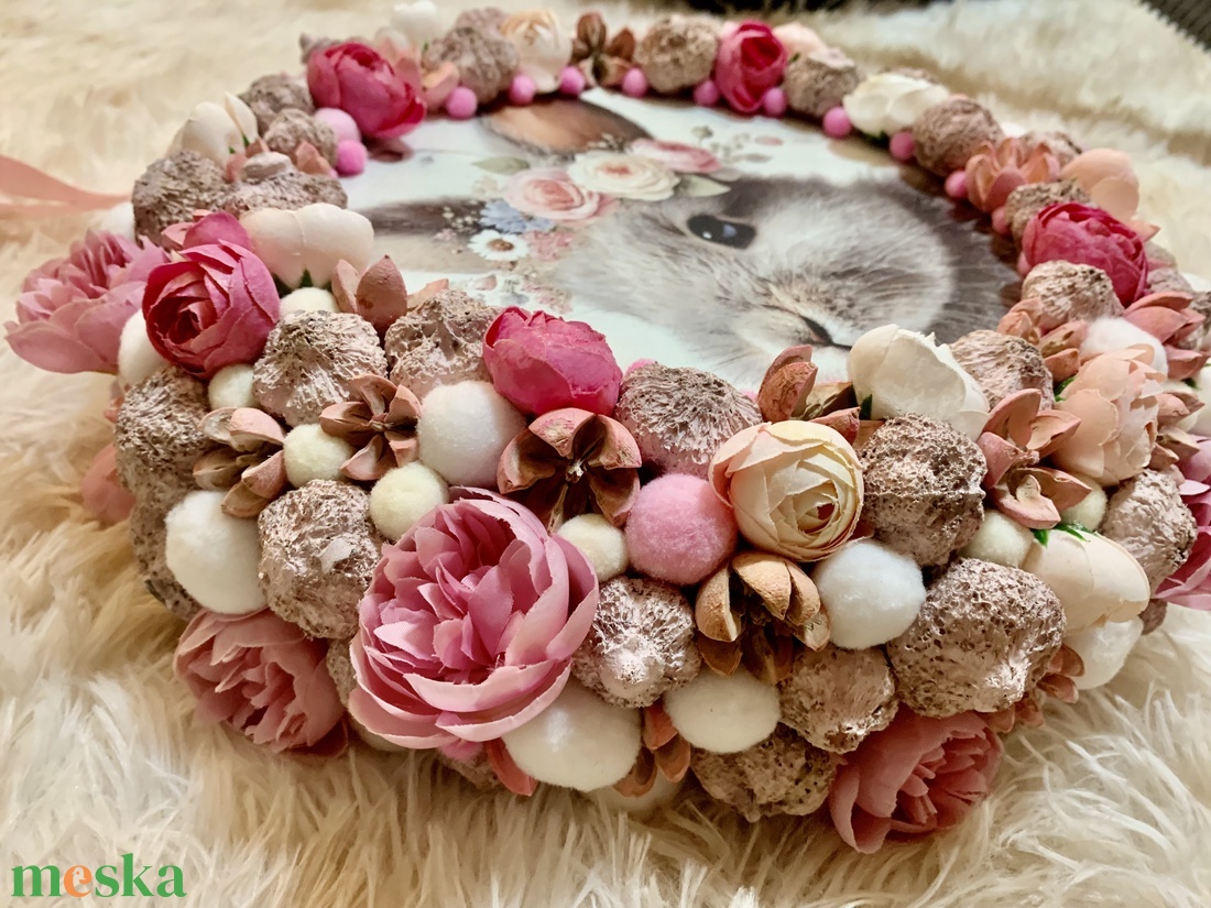 Húsvéti ajtó kopogtató - ünnepi díszek, dekorációk - húsvéti díszek és dekorációk - húsvéti ajtódísz, kopogtató - Meska.hu