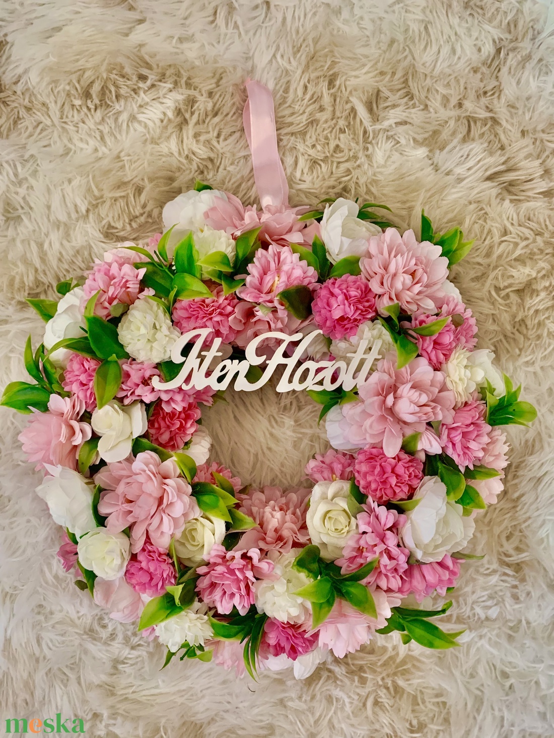 Isten hozott tavaszi ajtó kopogtató - otthon & életmód - dekoráció - ajtó- és ablak dekoráció - ajtódísz & kopogtató - Meska.hu