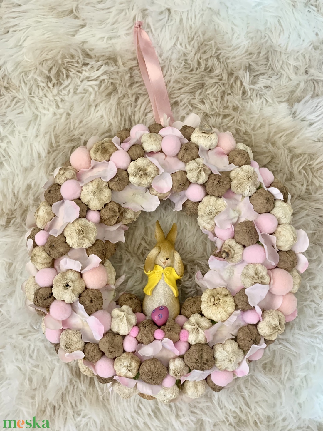 Húsvéti ajtó kopogtató - ünnepi díszek, dekorációk - húsvéti díszek és dekorációk - húsvéti ajtódísz, kopogtató - Meska.hu