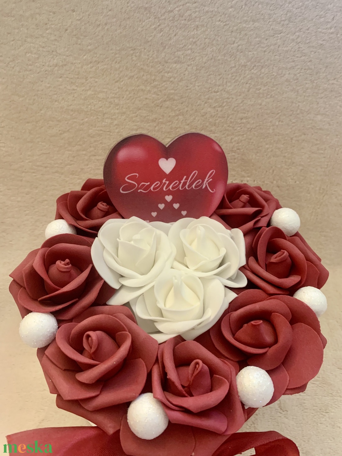 �Szeretlek örök rózsa box - otthon & életmód - dekoráció - asztal és polc dekoráció - díszdoboz - Meska.hu