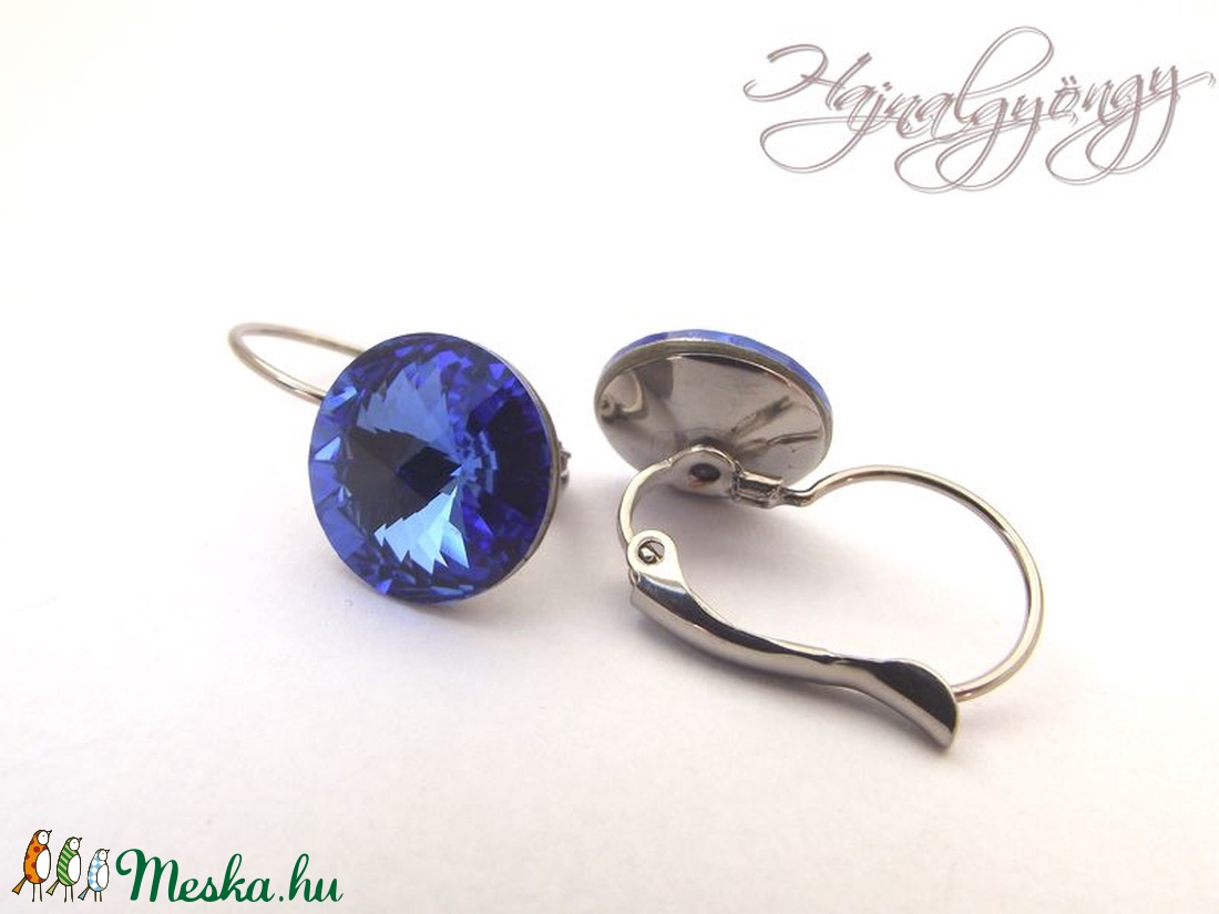 Swarovski, nemesacél francia kapcsos fülbevaló - ékszer - fülbevaló - lógó fülbevaló - Meska.hu Swarovski, nemesacél francia kapcsos fülbevaló - ékszer - fülbevaló - lógó fülbevaló - Meska.hu