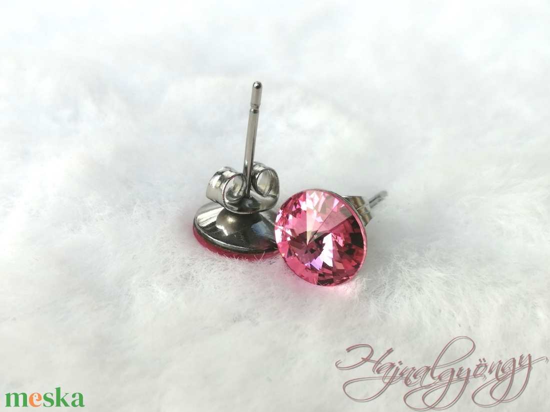 ROSE fülbevaló 8 mm - ékszer - fülbevaló - pötty fülbevaló - Meska.hu ROSE fülbevaló 8 mm - ékszer - fülbevaló - pötty fülbevaló - Meska.hu