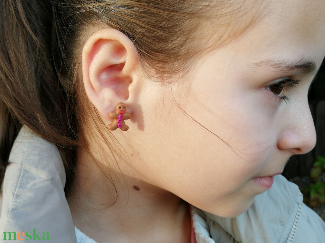 MÉZI fülbevaló / pink - ékszer - fülbevaló - pötty fülbevaló - Meska.hu