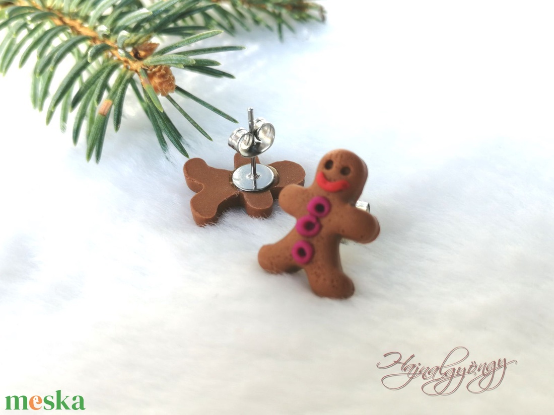 MÉZI fülbevaló / pink - ékszer - fülbevaló - pötty fülbevaló - Meska.hu