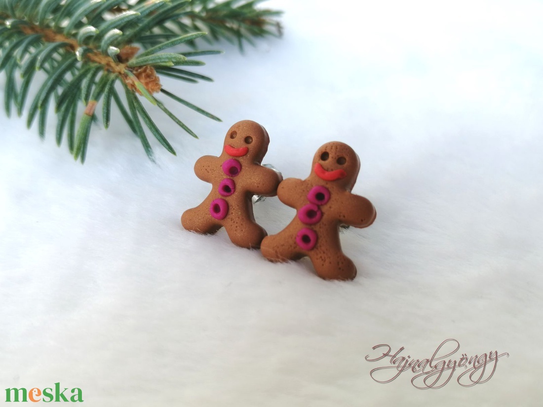 MÉZI fülbevaló / pink - ékszer - fülbevaló - pötty fülbevaló - Meska.hu