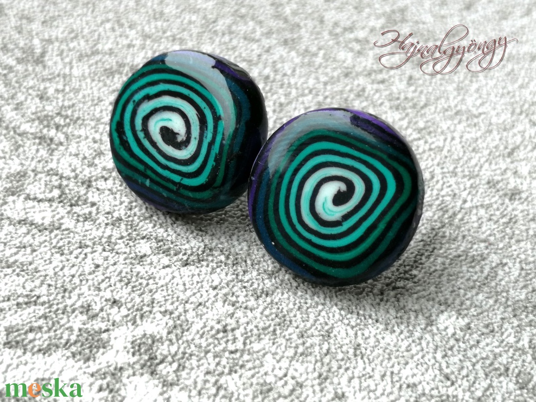 PILLANGÓSZÁRNY fülbevaló - ékszer - fülbevaló - pötty fülbevaló - Meska.hu