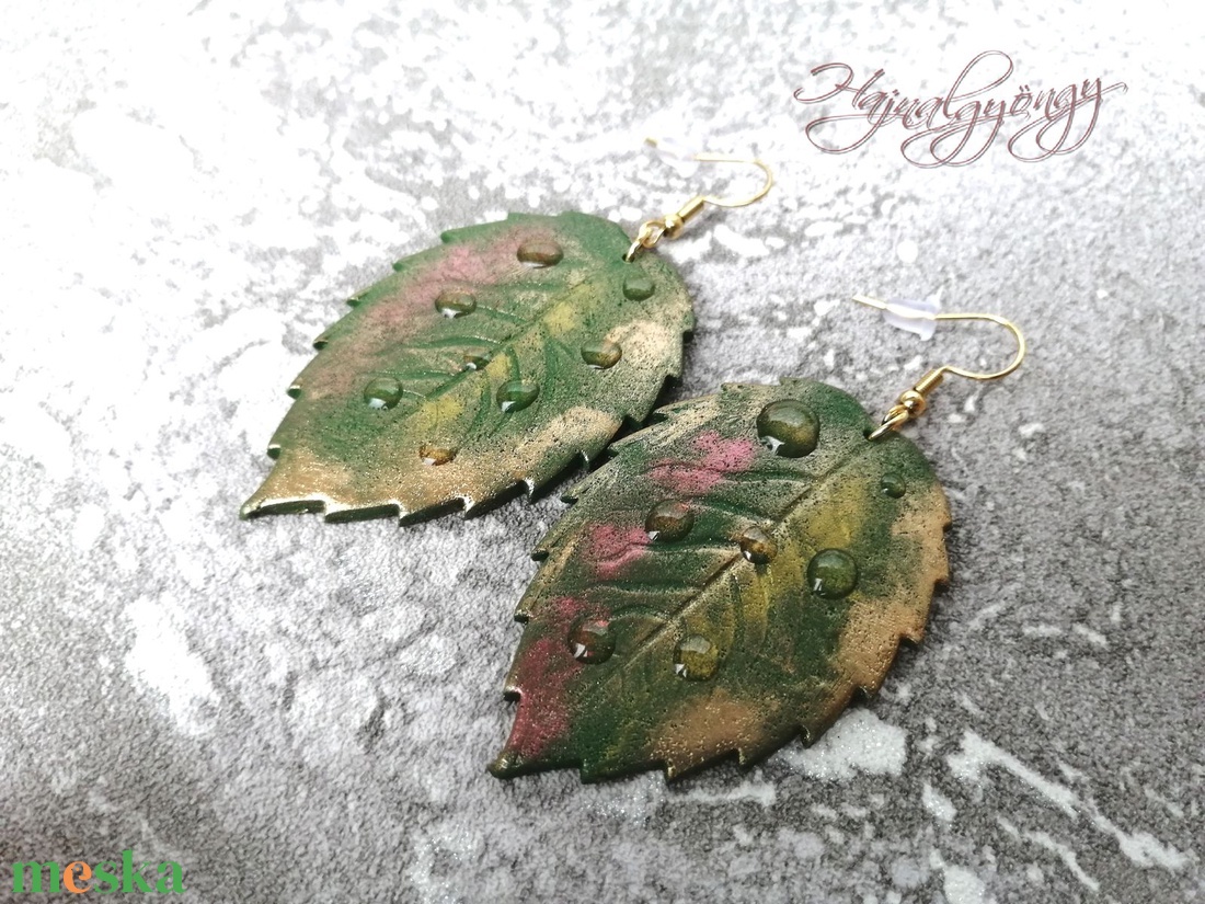 HARMATCSEPP fülbevaló - ékszer - fülbevaló - lógó fülbevaló - Meska.hu