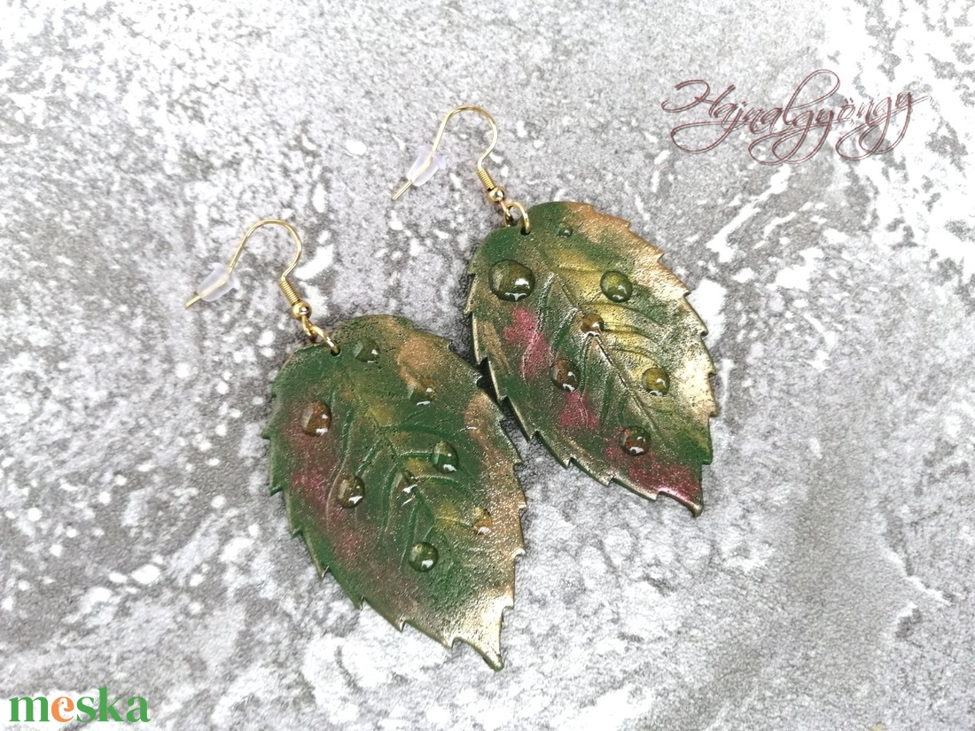 HARMATCSEPP fülbevaló - ékszer - fülbevaló - lógó fülbevaló - Meska.hu