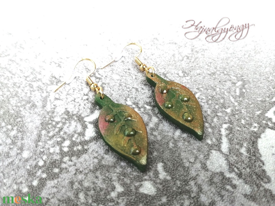 HARMATCSEPP fülbevaló - ékszer - fülbevaló - lógó fülbevaló - Meska.hu