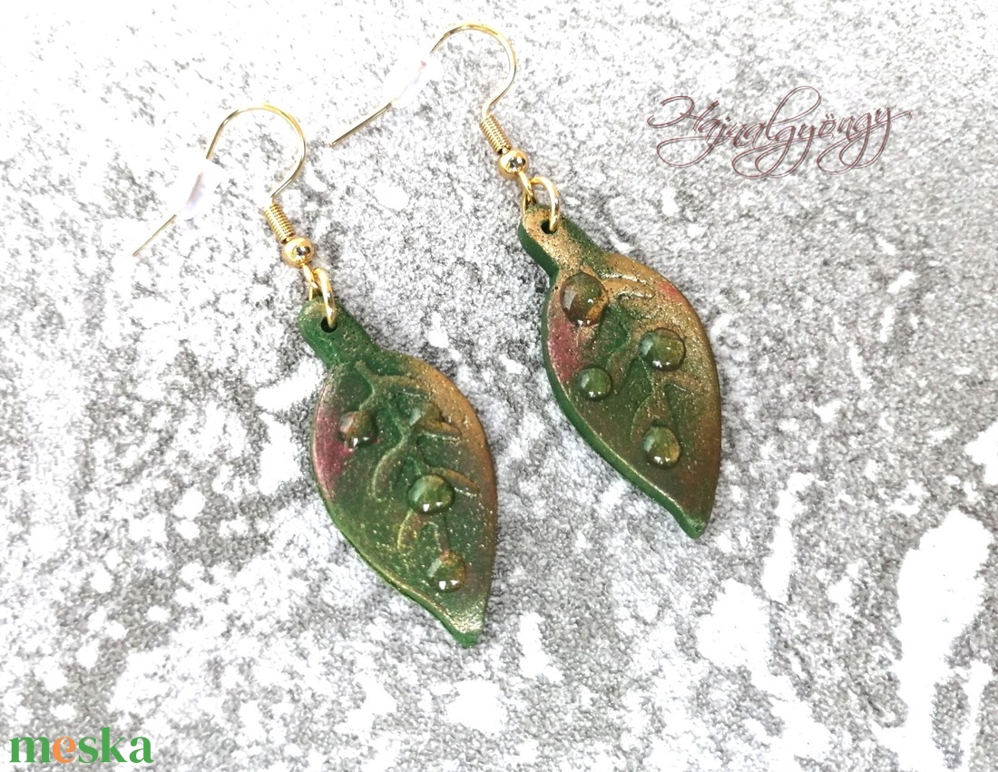 HARMATCSEPP fülbevaló - ékszer - fülbevaló - lógó fülbevaló - Meska.hu