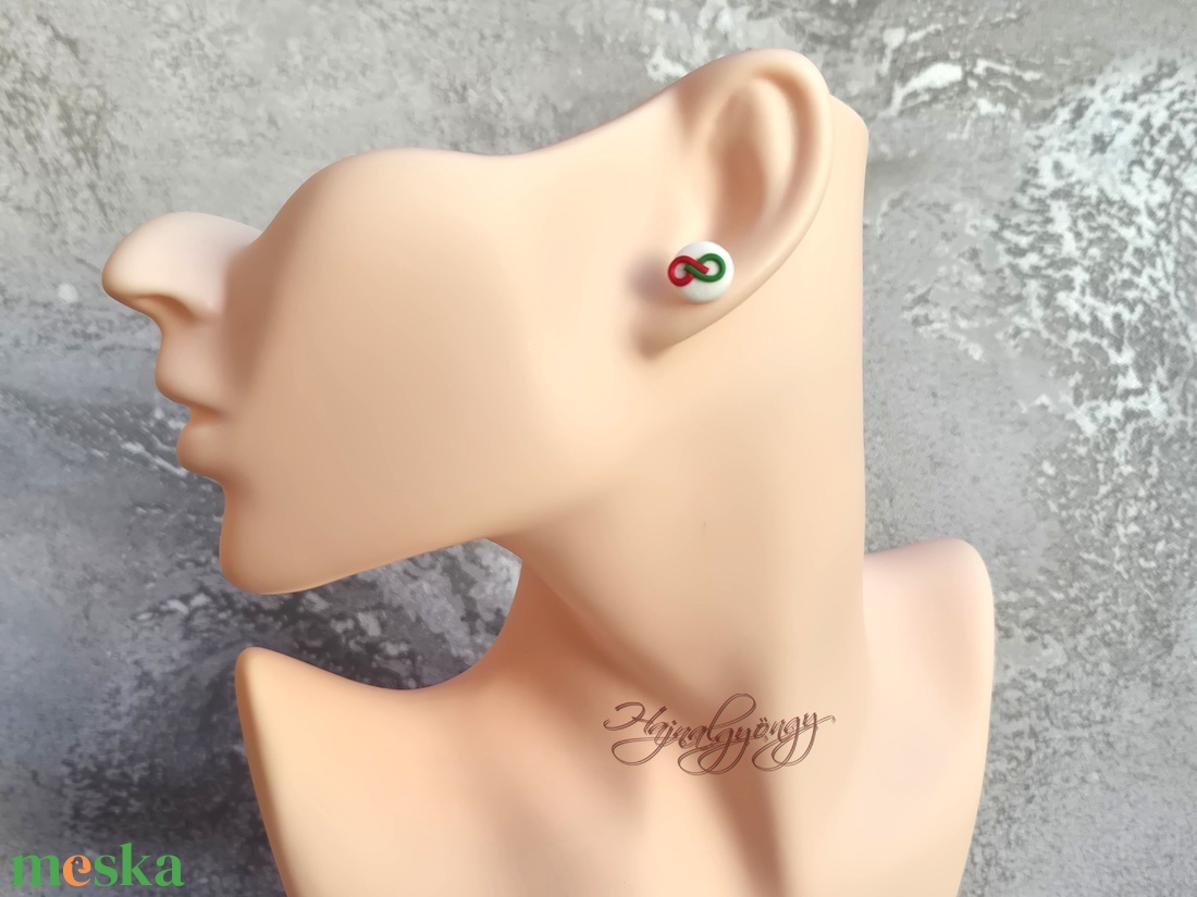 TISZA fülbevaló  - ékszer - fülbevaló - pötty fülbevaló - Meska.hu