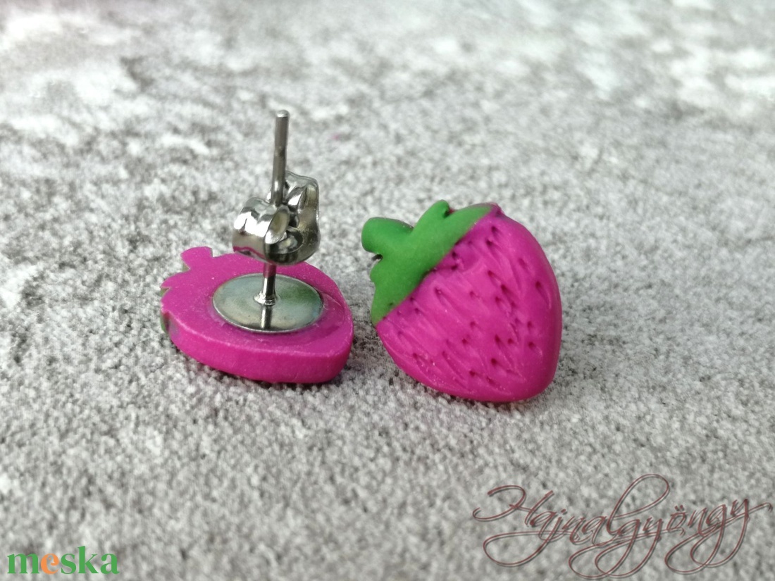 SZAMÓCA fülbevaló  - ékszer - fülbevaló - pötty fülbevaló - Meska.hu