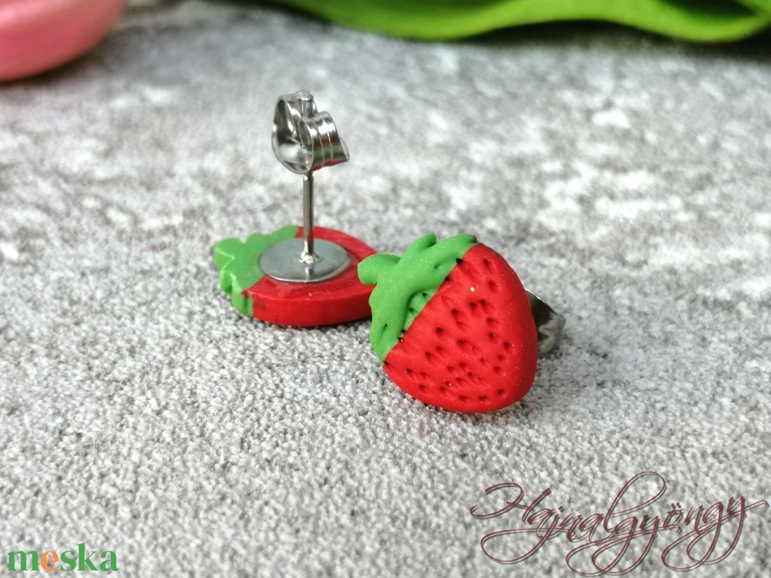 SZAMÓCA fülbevaló  - ékszer - fülbevaló - pötty fülbevaló - Meska.hu