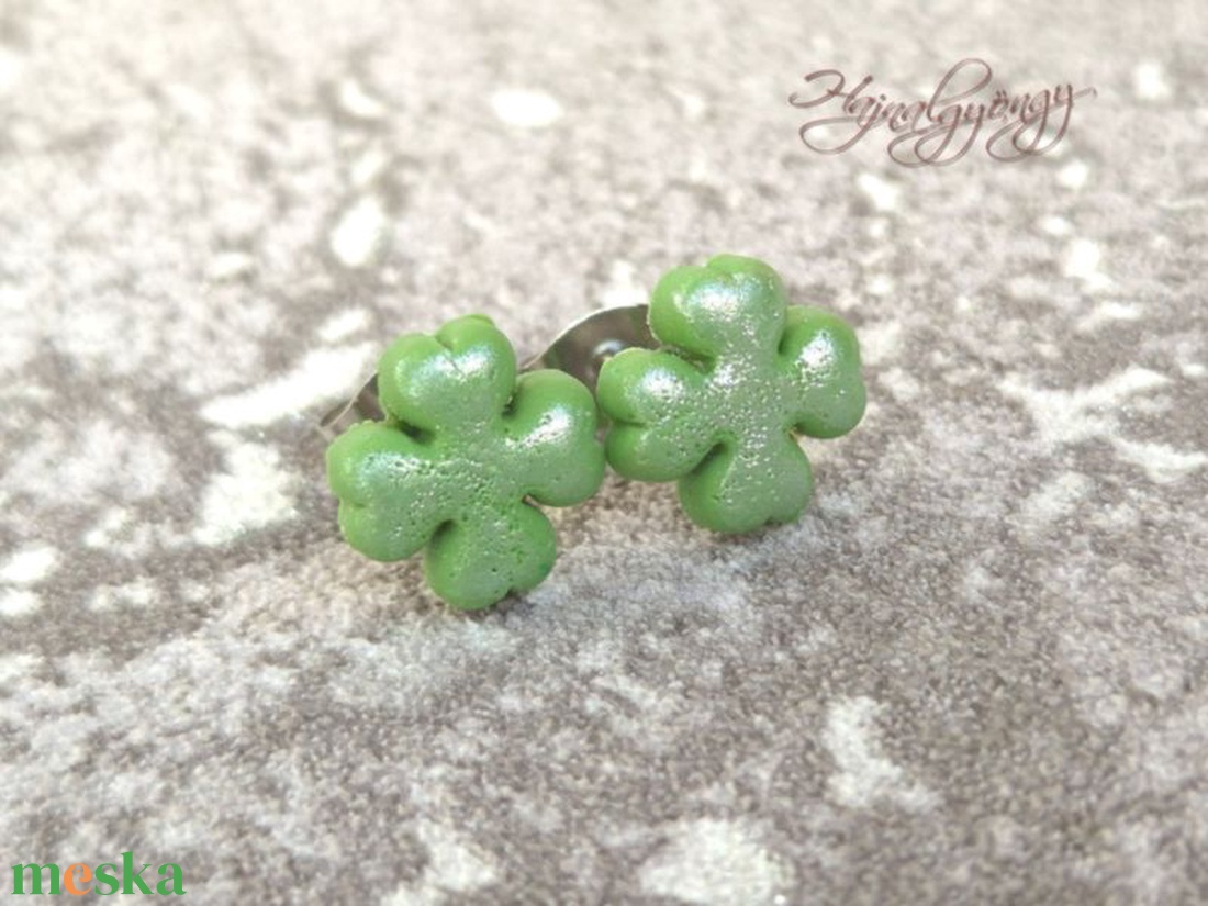 LÓHERE nemesacél fülbevaló - ékszer - fülbevaló - pötty fülbevaló - Meska.hu