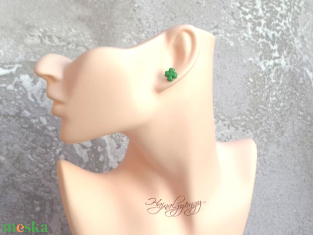 LÓHERE nemesacél fülbevaló - ékszer - fülbevaló - pötty fülbevaló - Meska.hu