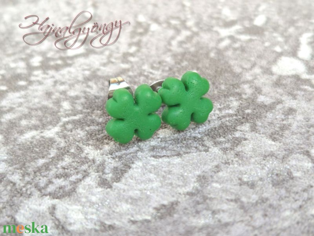 LÓHERE nemesacél fülbevaló - ékszer - fülbevaló - pötty fülbevaló - Meska.hu