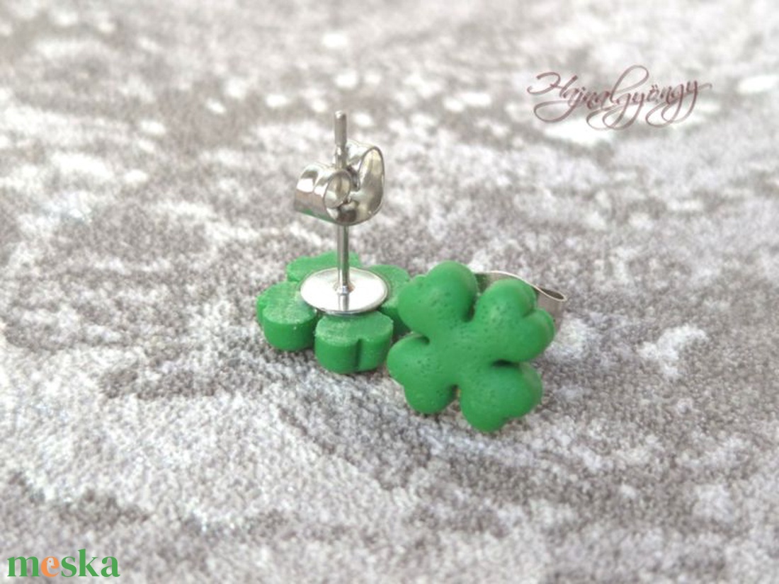 LÓHERE nemesacél fülbevaló - ékszer - fülbevaló - pötty fülbevaló - Meska.hu