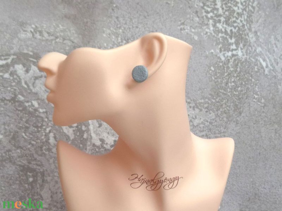 EZÜSTÖS nemesacél fülbevaló  - ékszer - fülbevaló - pötty fülbevaló - Meska.hu