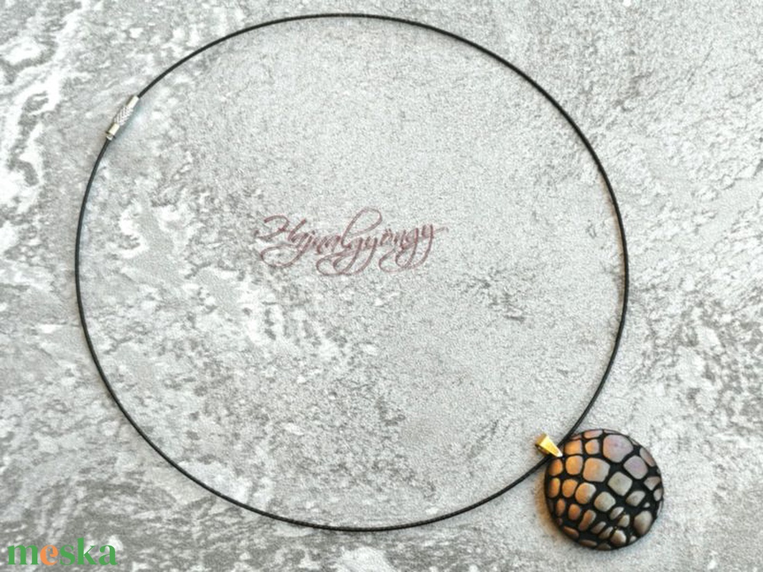 BRONZ RÖGÖK nemesacél medál - ékszer - nyaklánc - statement nyaklánc - Meska.hu