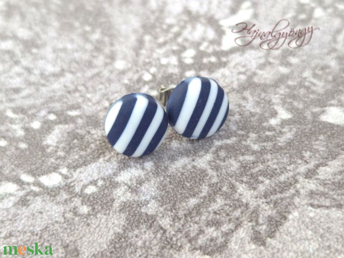 CSÍKOS nemesacél fülbevaló 10 mm - ékszer - fülbevaló - pötty fülbevaló - Meska.hu