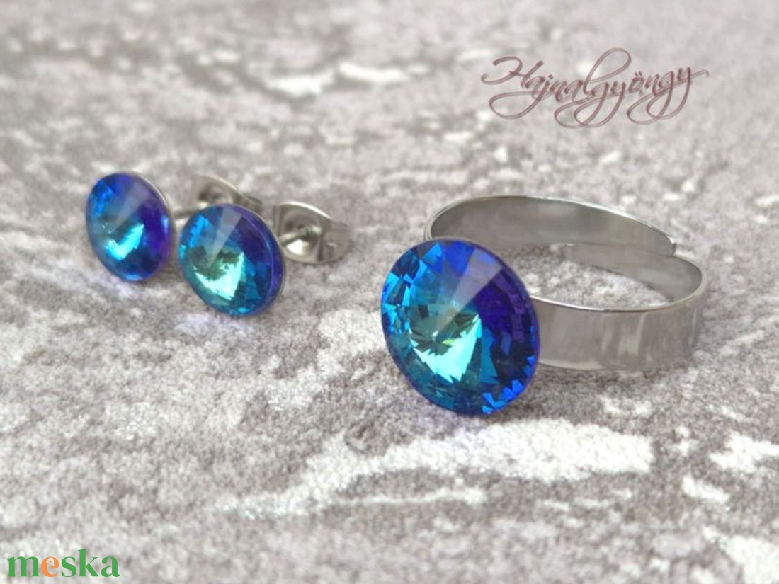 BERMUDA BLUE ékszerszett - ékszer - ékszerszett - Meska.hu